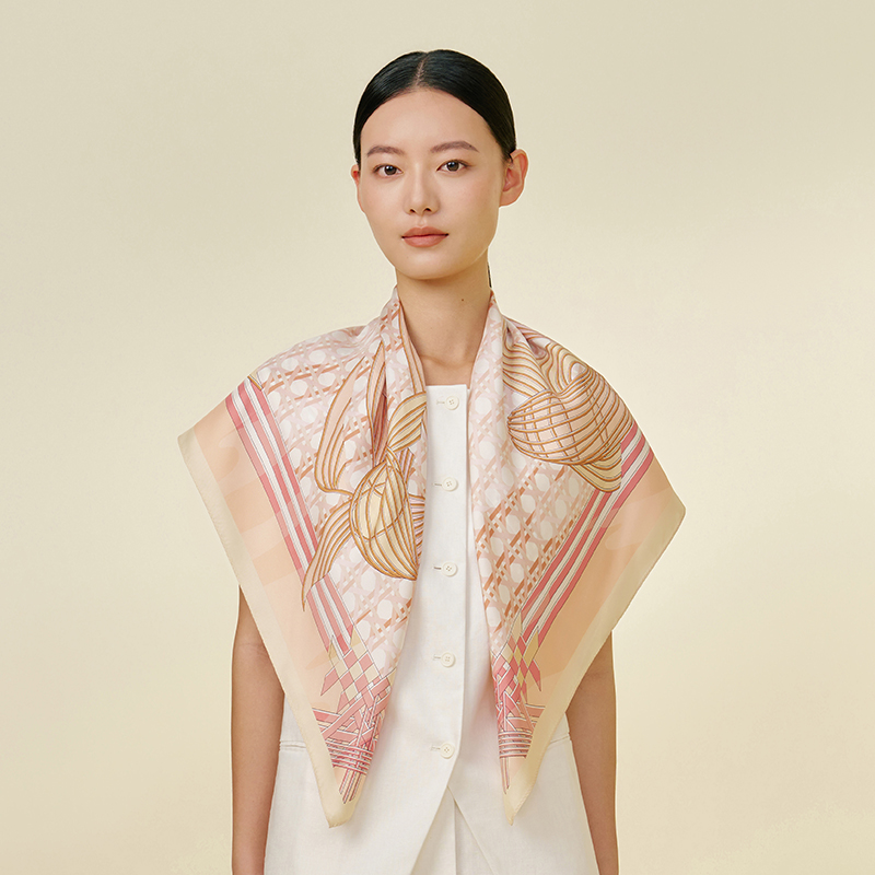 锦程-双面印花大方巾